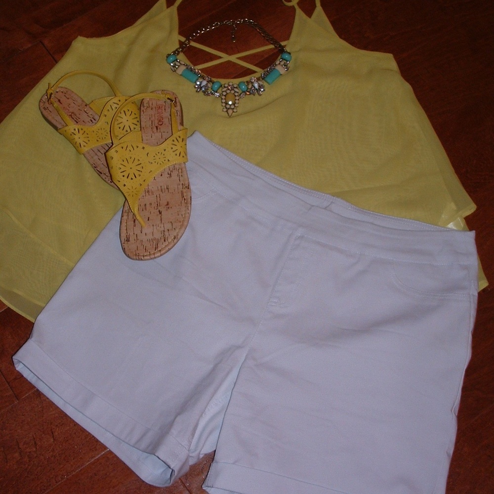 Soft Surroundings White Shorts